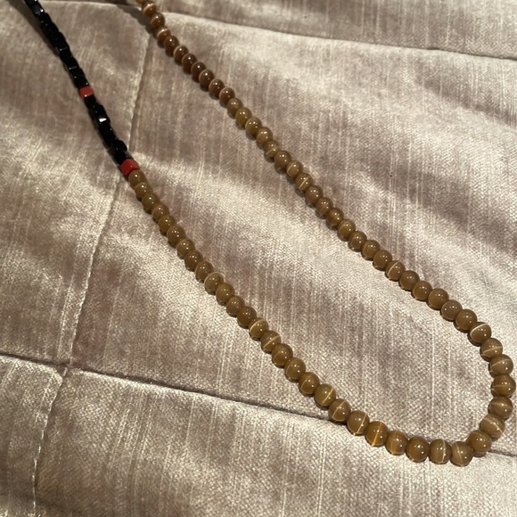 Boho Beaded Necklace 26” Long - Picture 4 of 5